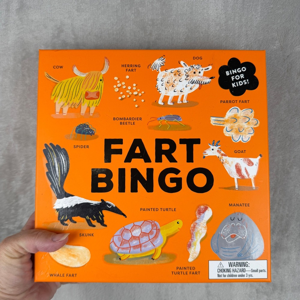 Fart Bingo Kids Game Animal Board Game 2-8‎ Players 9781399628624 NEW